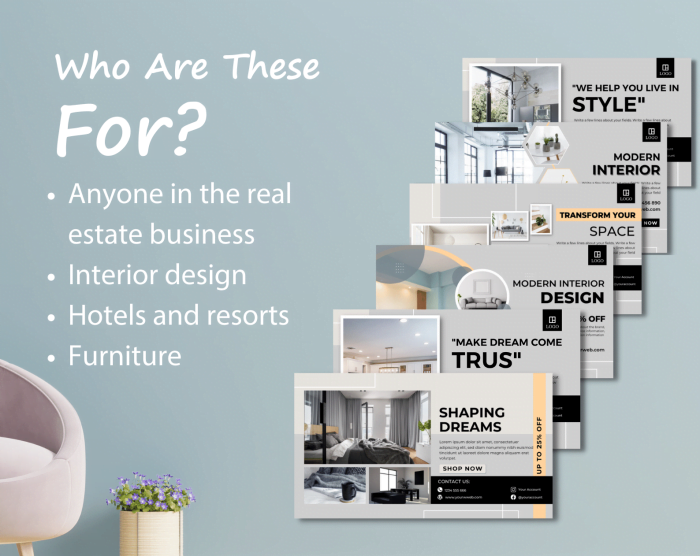16 Canva template for Interior design desktop/mobile fanpage, group, event cover Gray. Anyone in the real estate business, Interior design, Hotels and resorts, Furniture