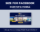 Canva template for Real estate desktop/mobile fanpage, group, event cover blue gradient and yellow. Anyone in the real estate business, Hotels and Resorts, Luxury restaurants, Travel services.