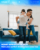 Mẫu canva album cho công ty thiết kế nội thất, bếp, công ty xây dựng, thiết kế công trình kiến trúc phong cách xanh dương