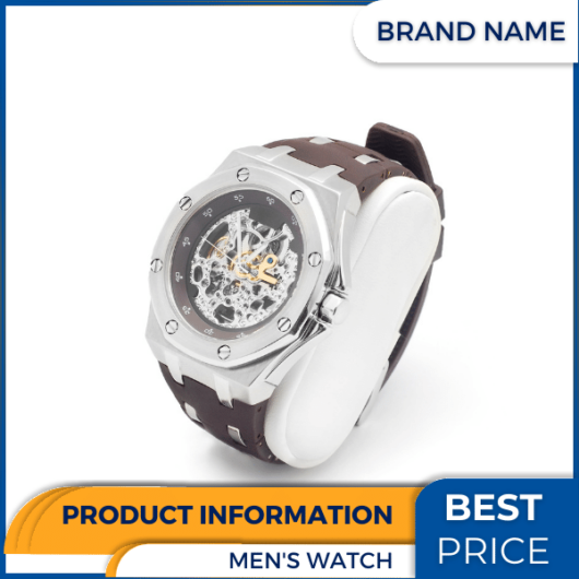 Mẫu Canva quảng cáo đồng hồ nam màu xanh và màu vàng cho thương mại điện tử và phương tiện truyền thông xã hội, bài đăng của cửa hàng