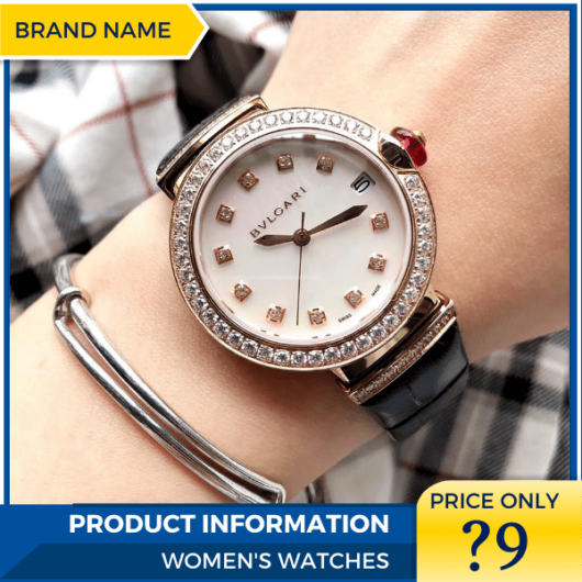 Mẫu Canva quảng cáo đồng hồ nữ màu xanh và màu vàng dành cho thương mại điện tử và bài đăng trên mạng xã hội, Ưu đãi đặc biệt
