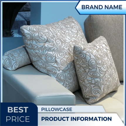 Mẫu Canva quảng cáo Blankets, Sheets, Pillows màu xanh lam cho thương mại điện tử và phương tiện truyền thông xã hội