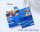 Blue gradient school admission 2022 flyer/poster design template
