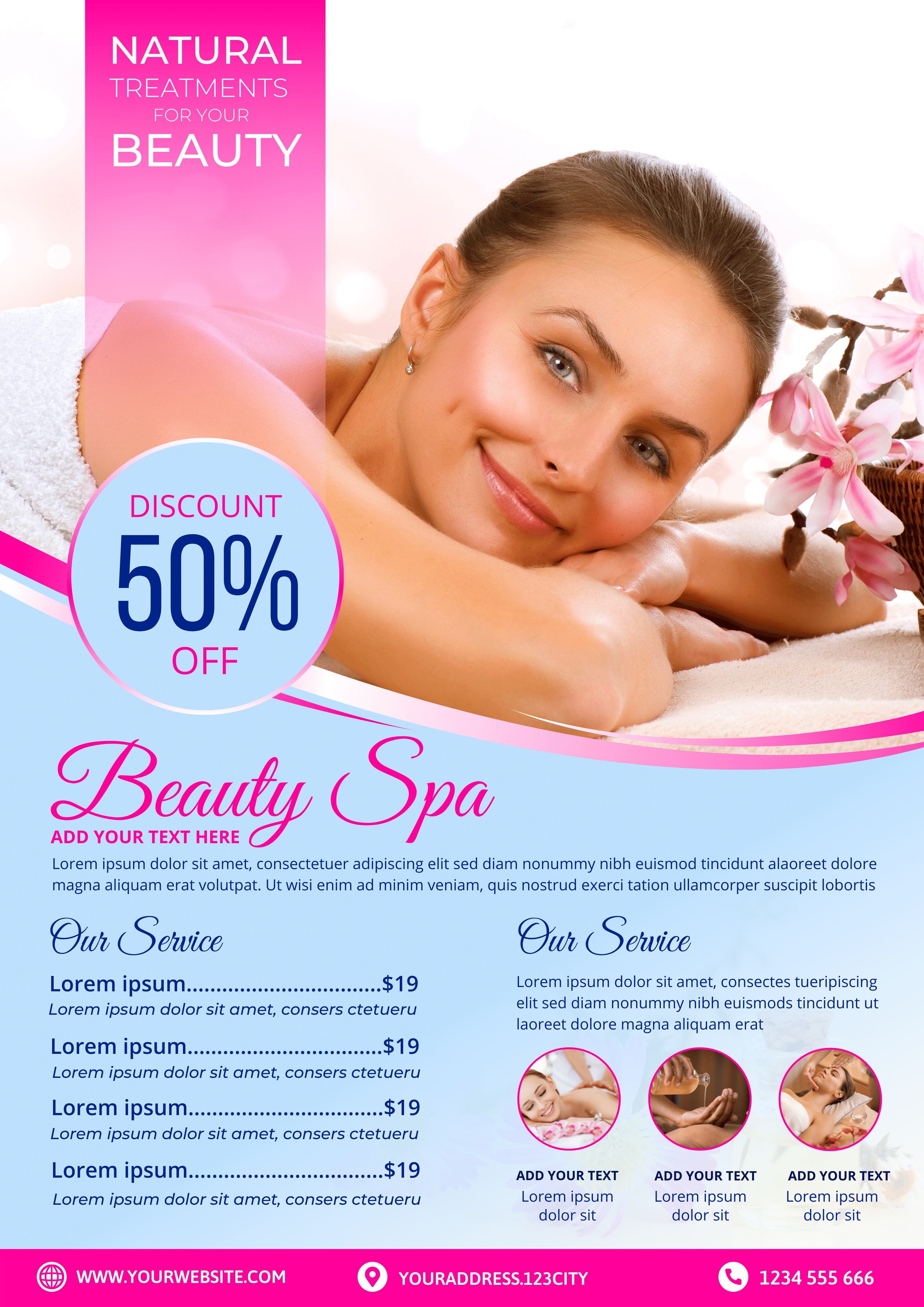 Canva template for Beauty spa design desktop/mobile fanpage, group, event  cover pink gradient. Gray Anyone in the beauty industry, Makeup industry,  Skincare cosmetics, Hair salons ,Beauty salons, Spa – Temme