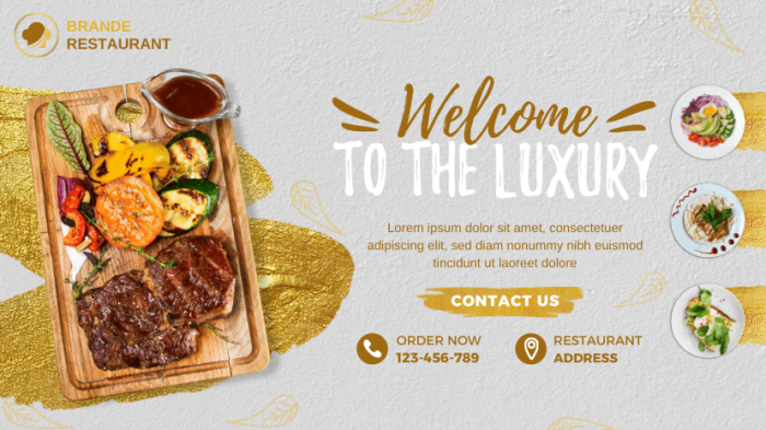 Golden waffles template facebook cover food restaurant cover design. Design by Canva Free