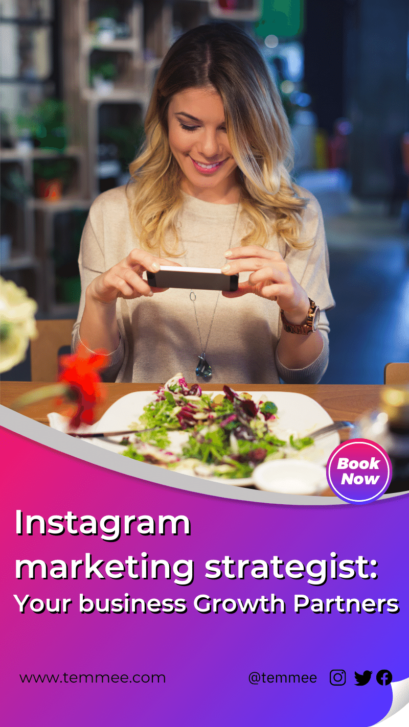 Instagram marketing strategist Canva Facebook story template