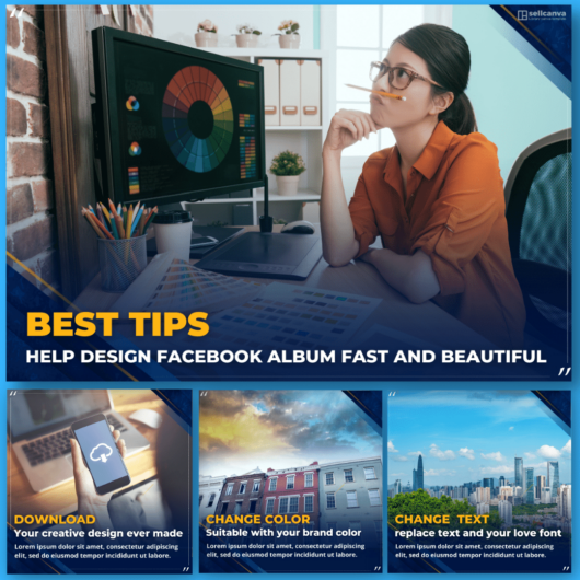 Album phong cảnh cho Facebook, Instagram, Marketplace, thương mại điện tử: Giúp thiết kế album Facebook nhanh và đẹp