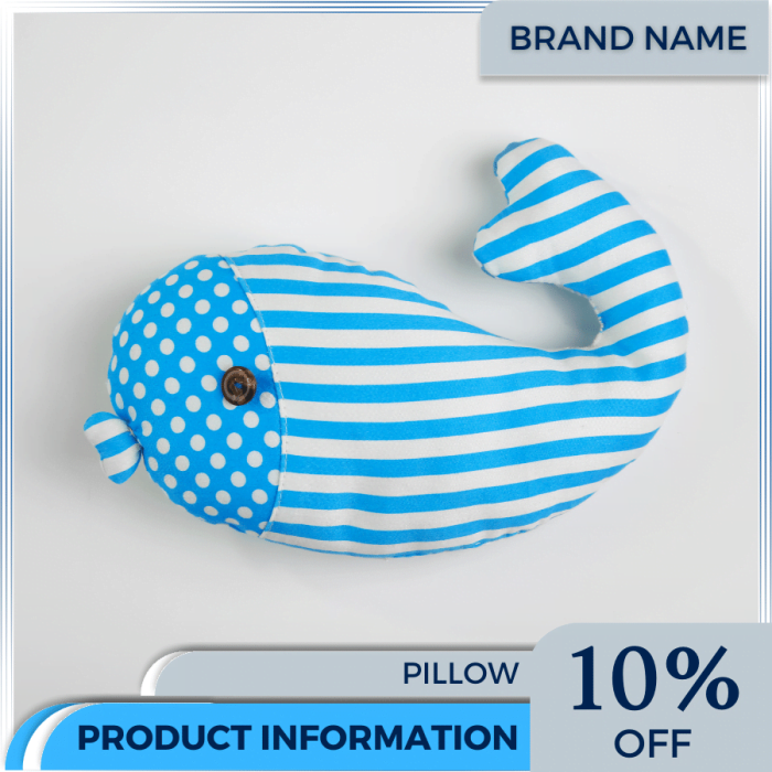Mẫu Canva quảng cáo dành cho thương mại điện tử và phương tiện truyền thông xã hội, chăn, ga, gối và nệm màu xanh nhạt