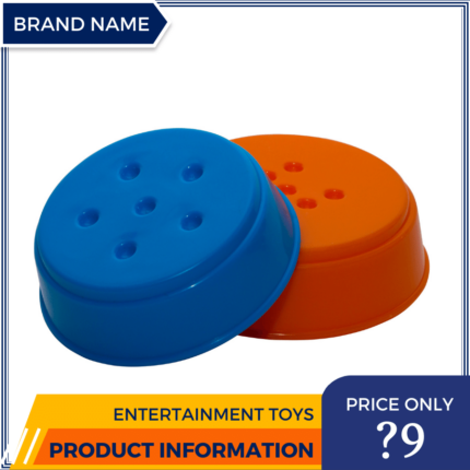 Mẫu Canva quảng cáo đồ chơi giải trí màu cam và xanh lam cho bài đăng thương mại điện tử và thị trường