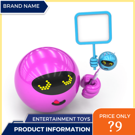Mẫu Canva quảng cáo đồ chơi giải trí màu cam và xanh lam cho thương mại điện tử, mạng xã hội và bài đăng cửa hàng