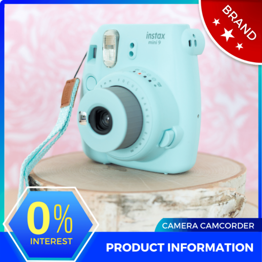 Mẫu Canva quảng cáo máy ảnh máy quay phim chuyển sắc màu đỏ và xanh ấn tượng cho thương mại điện tử và phương tiện truyền thông xã hội