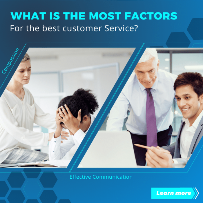 What is the most Factors For the best customer Service Facebook, Instagram, Linkedin post template