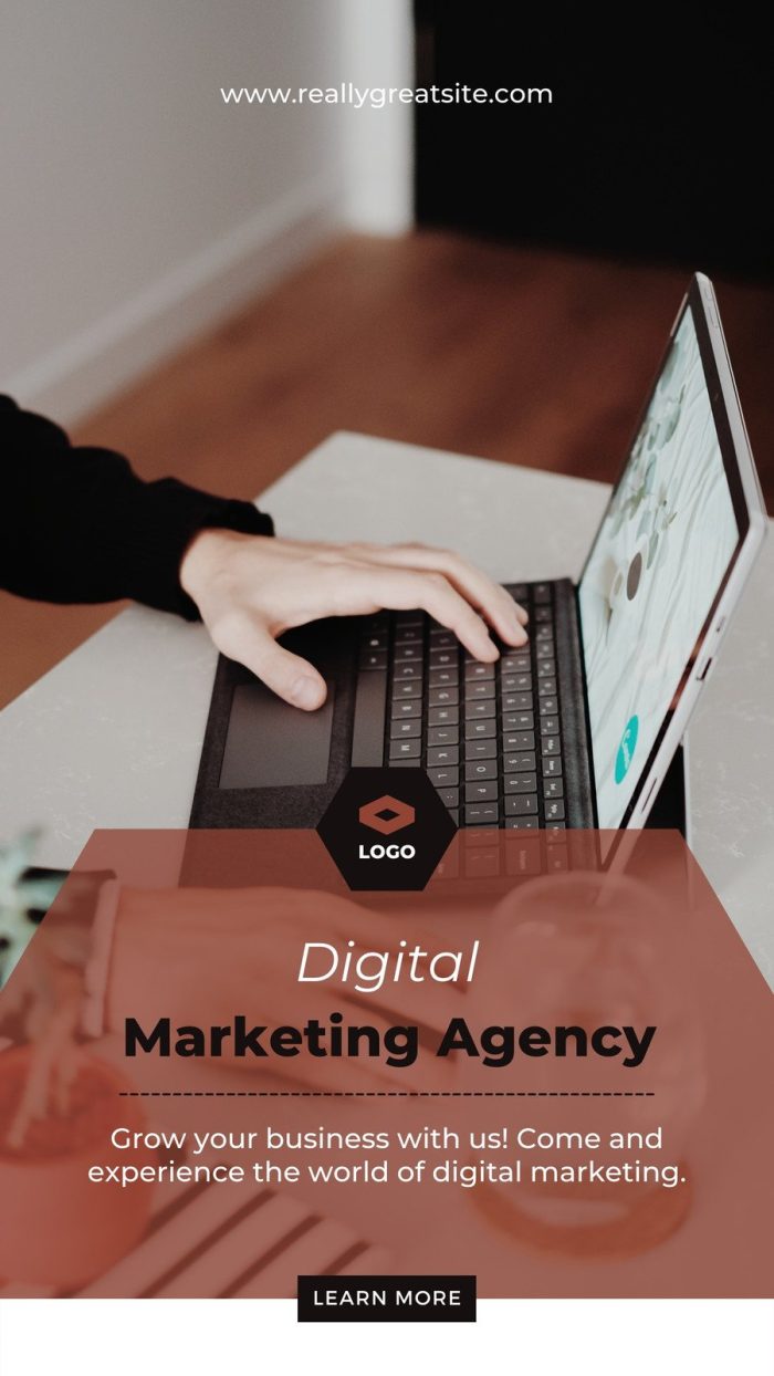 Brown Digital Marketing Business Instagram Story