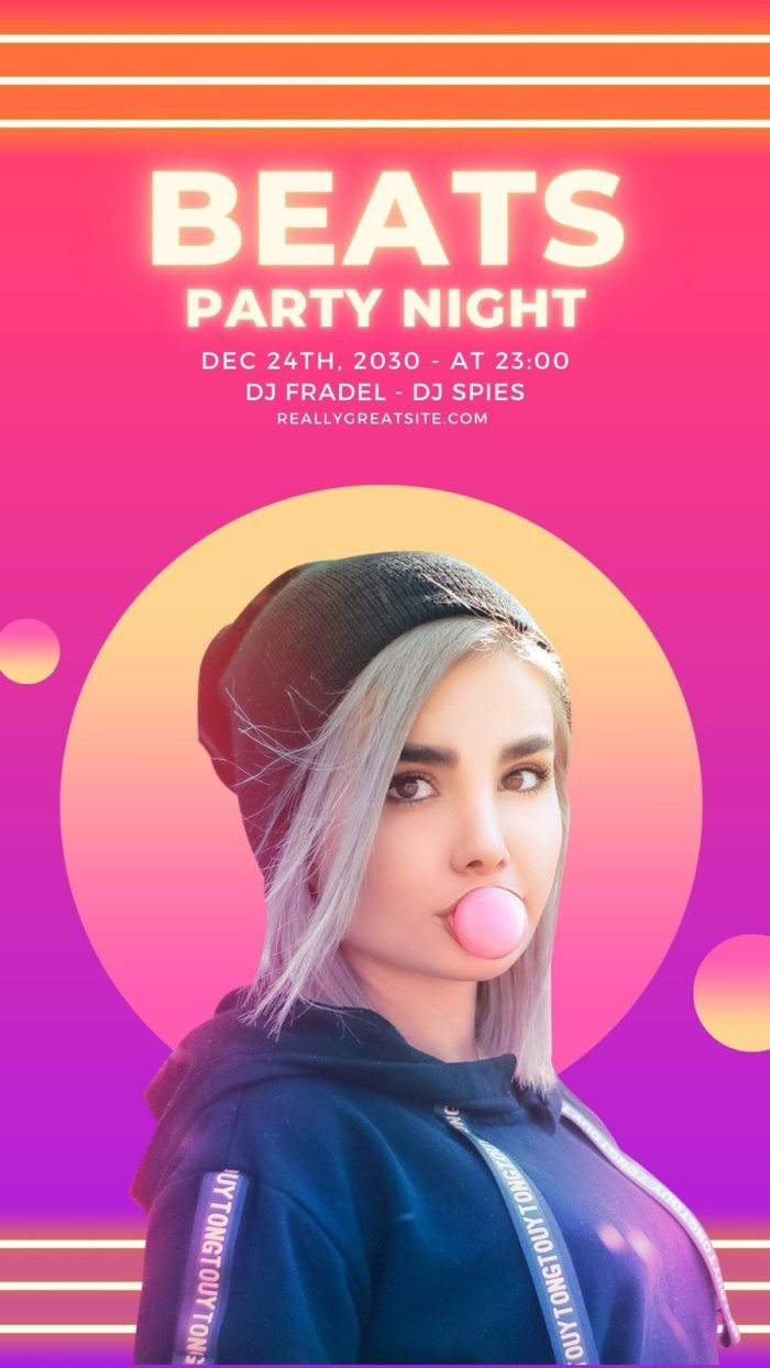 Gradient Style Party Instagram Story