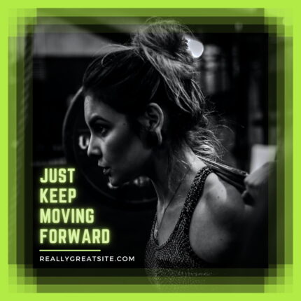 Green Neon Fitness Quote Glow Style Instagram Post