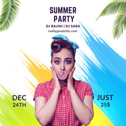 Summer Party Instagram Post