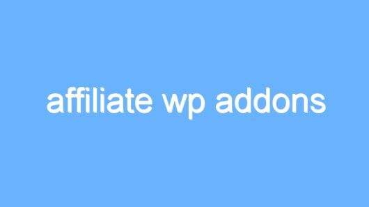 affiliate wp addons