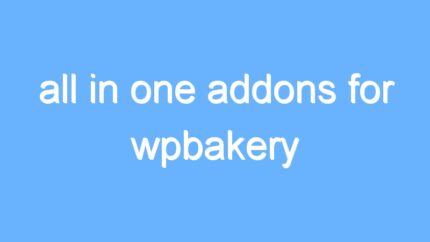 all in one addons for wpbakery