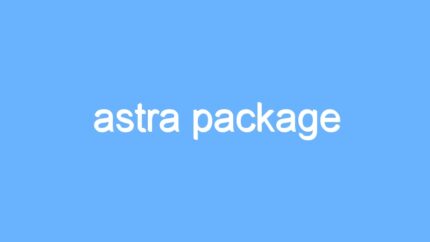astra package