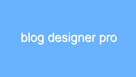 blog designer pro
