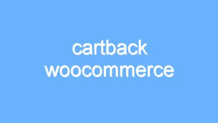cartback woocommerce