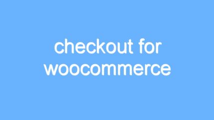 checkout for woocommerce