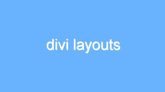 divi layouts