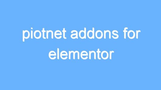 piotnet addons for elementor