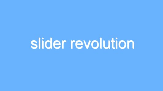 slider revolution