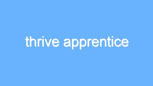 thrive apprentice