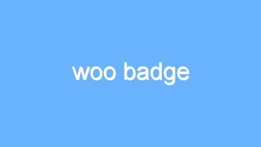 woo badge