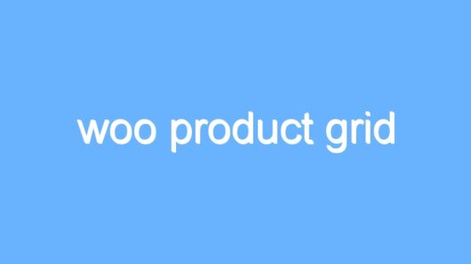 woo product grid