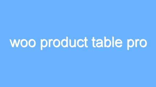 woo product table pro