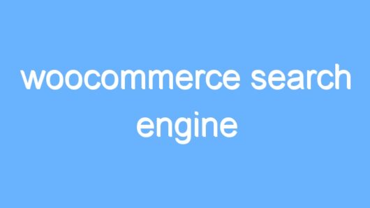 woocommerce search engine