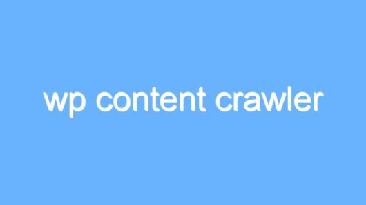 wp content crawler