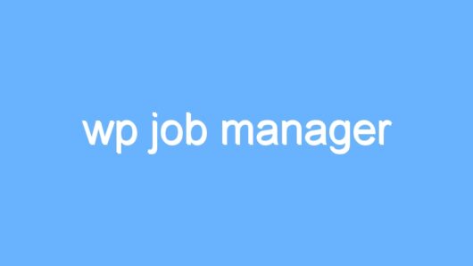 wp job manager
