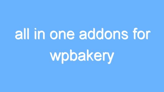all in one addons for wpbakery