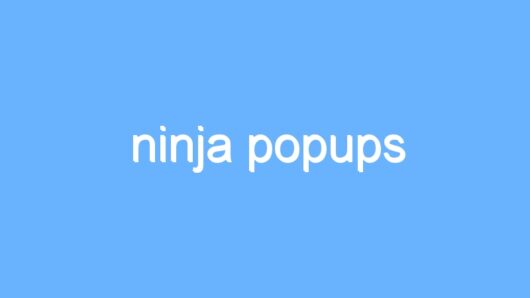ninja popups