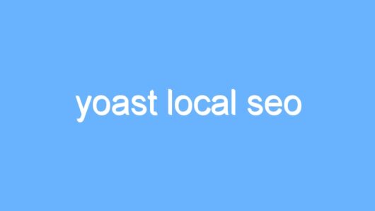 yoast local seo